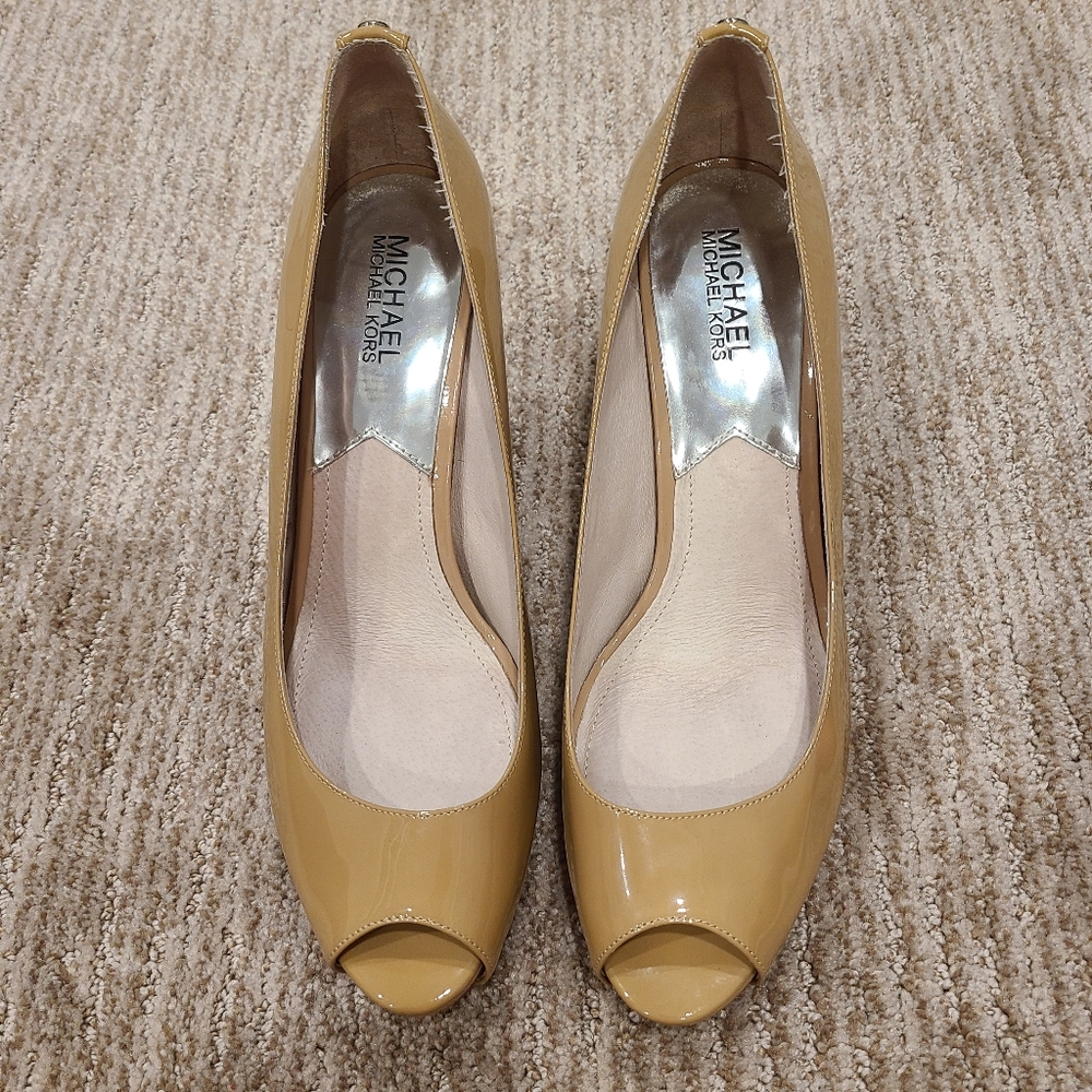 MK peep toe casual shoes